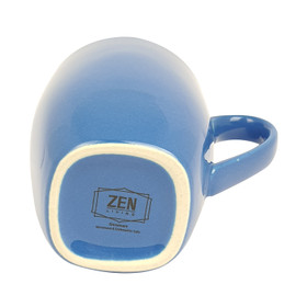 Zen Living Geneva Coffee Mug 320ML Stoneware Glossy Blue - Pack of 6