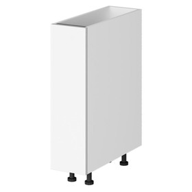 Kitchen Base Cabinet 1 Door 200mm Flat Pack - White Painted Kitchen Base Cabinet 1 Door 200mm Flat Pack - White Painted