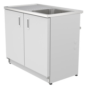 Vogue Alpine Laundry Cabinet with Removable 3 Baskets - 1000mm