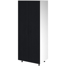 Kitchen Pantry Cabinet 600mm - Black Woodgrain Kitchen Pantry Cabinet 600mm - Black Woodgrain