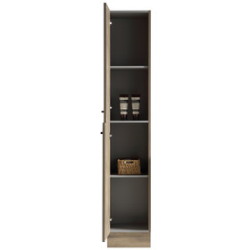 Vogue Novo Bathroom Floor Side Cabinet 1900mm x 350mm Forest Grain