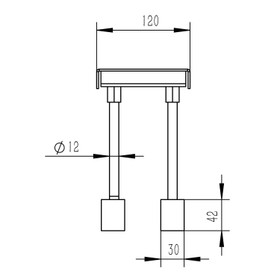 Vogue Level Threshold 1000mm High Quality 316-Stainless Steel