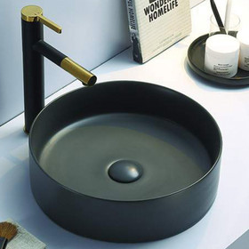 Vogue Vessel Basin 394mm Dark Grey