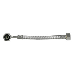 Stainless Steel Flexi Hose Elbow 600mm - 15mm F/F