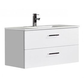 Novo Wall Vanity 900mm - CLASSIC Ceramic Top