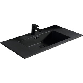 Sigma Artificial Marble Vanity Top Only 900mm Black Sigma Artificial Marble Vanity Top Only 900mm Black