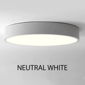 LED Oyster Light 18W White 400mm Round