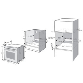 Midea Wall Oven 60cm - 9 Function