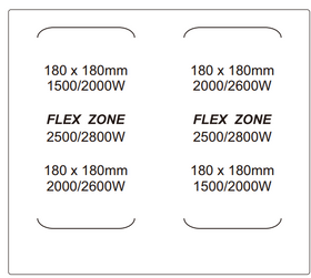 Vogue Induction Cooktop 60cm - Flexi Zone Knob Control