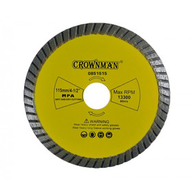 Crownman Sintered Diamond Turbo Saw Blade - 115mm