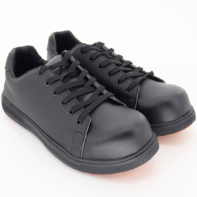 TDX Black Microfibre Safety Shoes Size 11