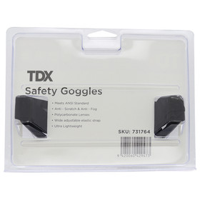 TDX Safety Glasses with Band Clear