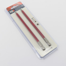 TDX Screwdriver Bits SQ #2 150mm - Pack of 2 TDX Screwdriver Bits SQ #2 150mm - Pack of 2