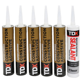 TDX Shower Adhesive & Sealant Pack