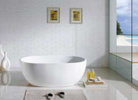 Vogue Zurich Freestanding Bathtub 1550mm
