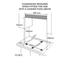 Vogue Gas Cooktop 60cm Front Control