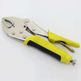 Crownman Curved Jaw Grip Wrench with Double Colour Handle