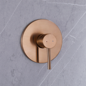 Vogue Linear Shower Mixer - Brushed Copper