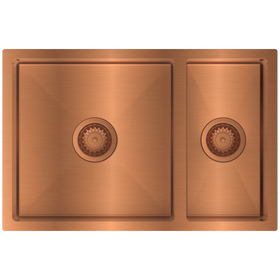 Carysil Double Bowl Sink Insert Rose Gold - 680 x 450mm