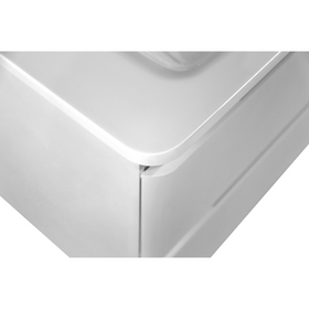 Vogue Edge White Wall Vanity with White Stone Resin Top - 1000mm Vogue Edge White Wall Vanity with White Stone Resin Top - 1000mm