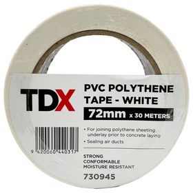 PVC Polythene Duct Tape - 72mm x 30M