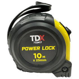 TDX Power Lock Tape Measure - 10M x 25mm TDX Power Lock Tape Measure - 10M x 25mm