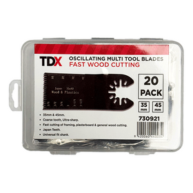 TDX Oscillating Multi-Tool Blades Kit - Fast Wood Cutting 20 Pcs