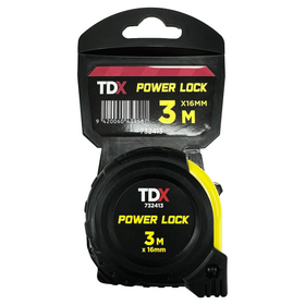 TDX Power Lock Tape Measure - 3M x 16mm TDX Power Lock Tape Measure - 3M x 16mm