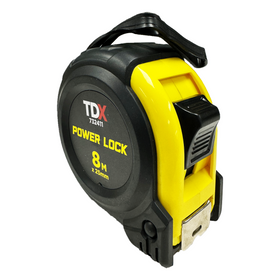 TDX Power Lock Tape Measure - 8M x 25mm