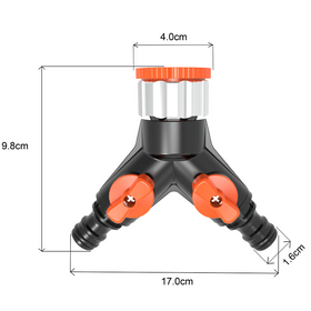 TDX Aluminium Valve Connector - 2 Way