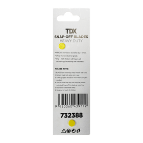 TDX Utility Knife Blades Only - 18mm x 100mm - Pack of 10