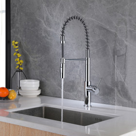 Klässich Küche Spring Pullout Sink Mixer - Chrome