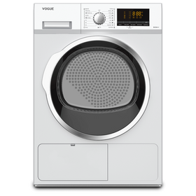 Vogue Front Load Washing Machine 10Kg & Heatpump Dryer 8kg Combo - White