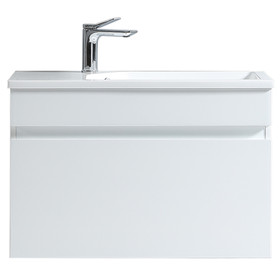 Vogue Maia Wall Vanity 700mm with Basin - White
