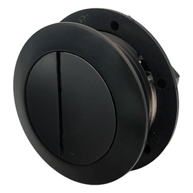 Round Dual Flush Button - Black