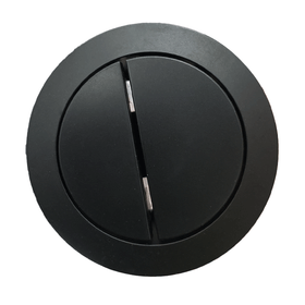 Round Dual Flush Button - Black