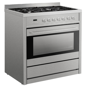 Vogue Freestanding Gas Oven & Gas Cooktop Stainless Steel - 90cm