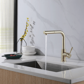 Klässich Köchin Commercial Pull-Out Sink Mixer - Brushed Brass Klässich Köchin Commercial Pull-Out Sink Mixer - Brushed Brass