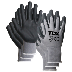 TDX Nitrile Foam Coated Gloves - Size 8 | M | 3 Pack