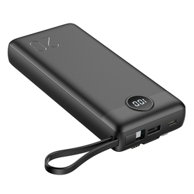 Veger Power Bank with Built-In Cables - 20000mAh