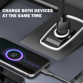 Veger Dual Port Fast Car Charger - 38W