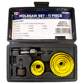 TDX Holesaw Set -  11pcs