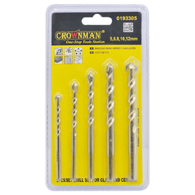 Crownman Multi-Purpose Drill Set - Pack of 5