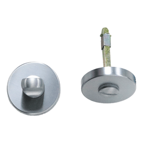 TDX Privacy Bolt Set Round - Brushed Chrome