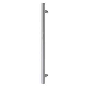 Vogue Heated Vertical Single Bar Towel Rail - Chrome