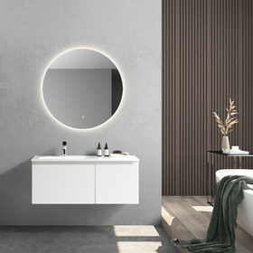 Mirage Wall Vanity with Top Moonlight White - 1010mm