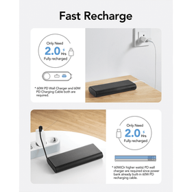 Veger 130W Fast Charging Power Bank - 25000mAh