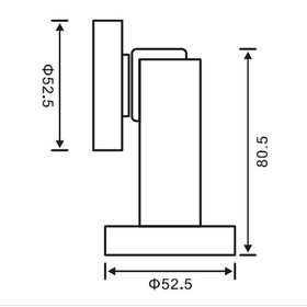 Klässich Magnetic Door Stop - Chrome