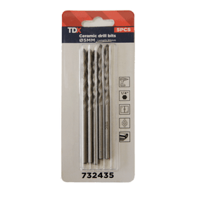 TDX Ceramic Drill Bits 5mm Pack of 5