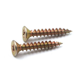 Akord Screw 30mm Zinc Chromate (Gold Passivated) - Pack of 50